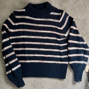 Madewell striped sweater! Size Large